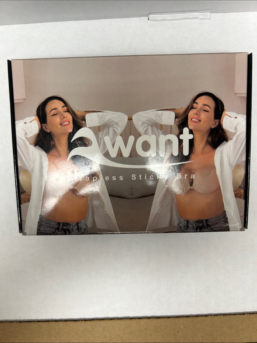 Avant Strapless Sticky Bra in Beige/Nude-A Cup-NWT